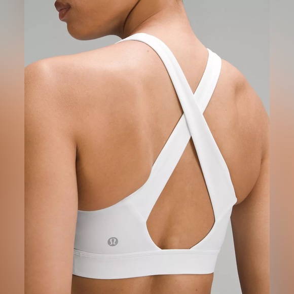 Lululemon White Sports Bra - Picture 3 of 5